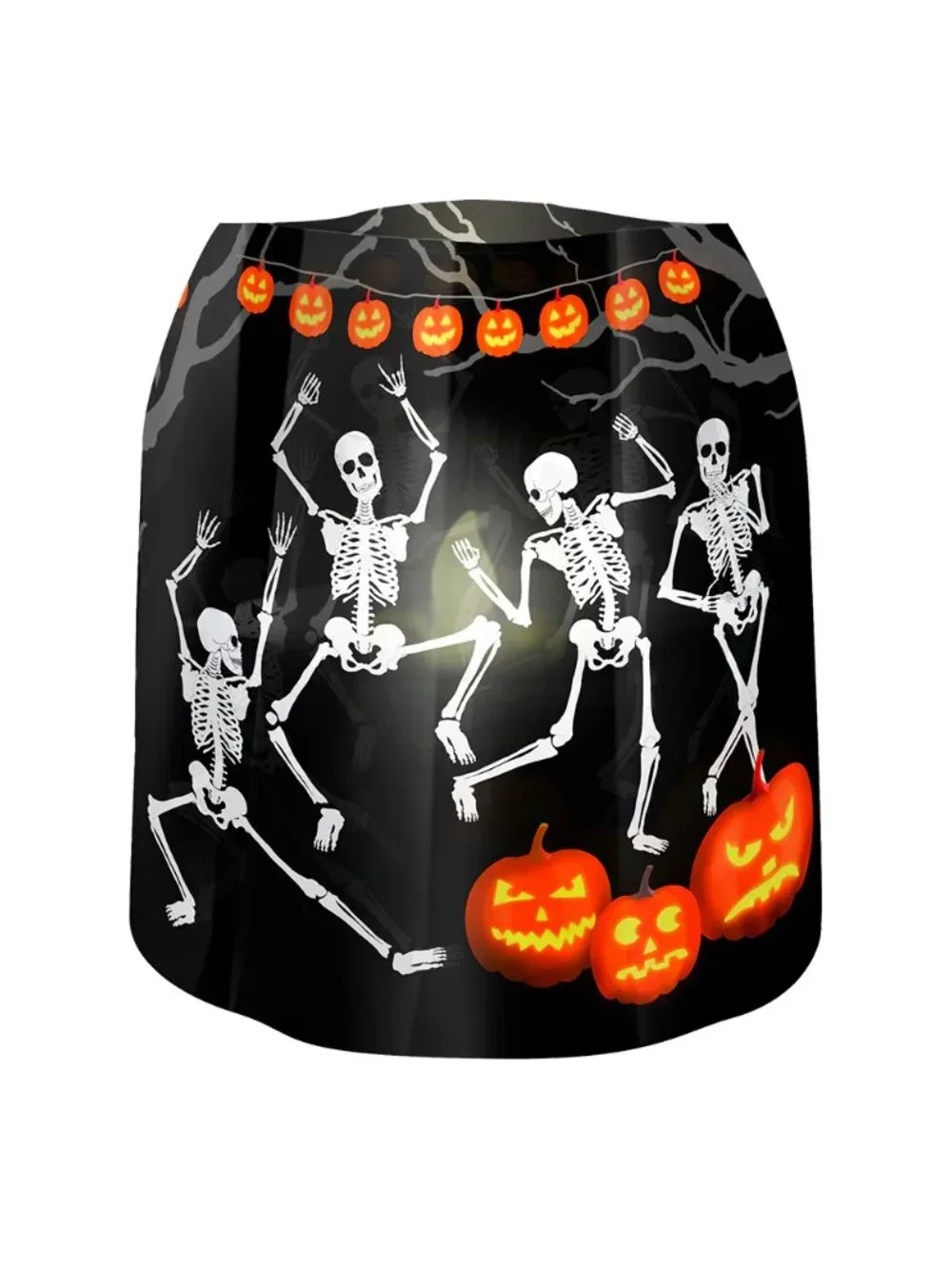Custom Halloween Luminary Lantern 8 Luminaries & 8 Water-Activated LED Candles